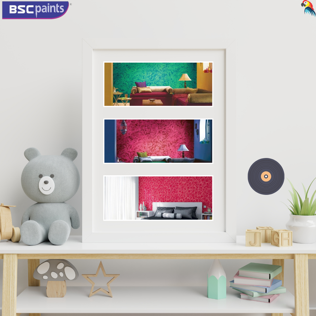 Cool & Awesome Texture Paint Wall Design for your Home